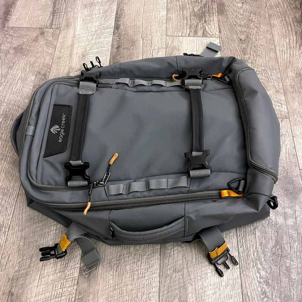 Eagle Creek Wayfinder Backpack 40L Graphite Gray Travel Laptop Daypack EC0A3ML2